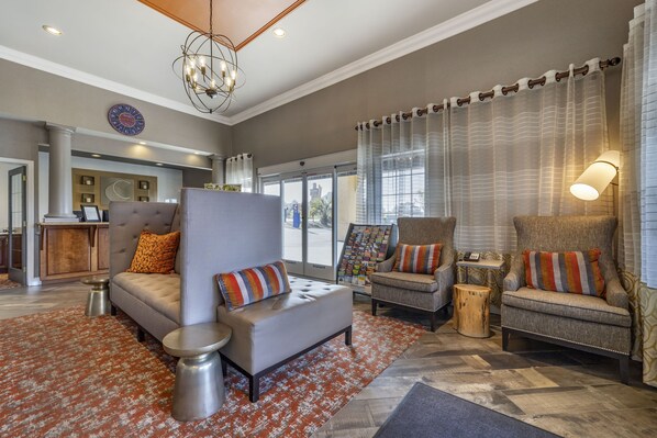 Sala de estar en el lobby