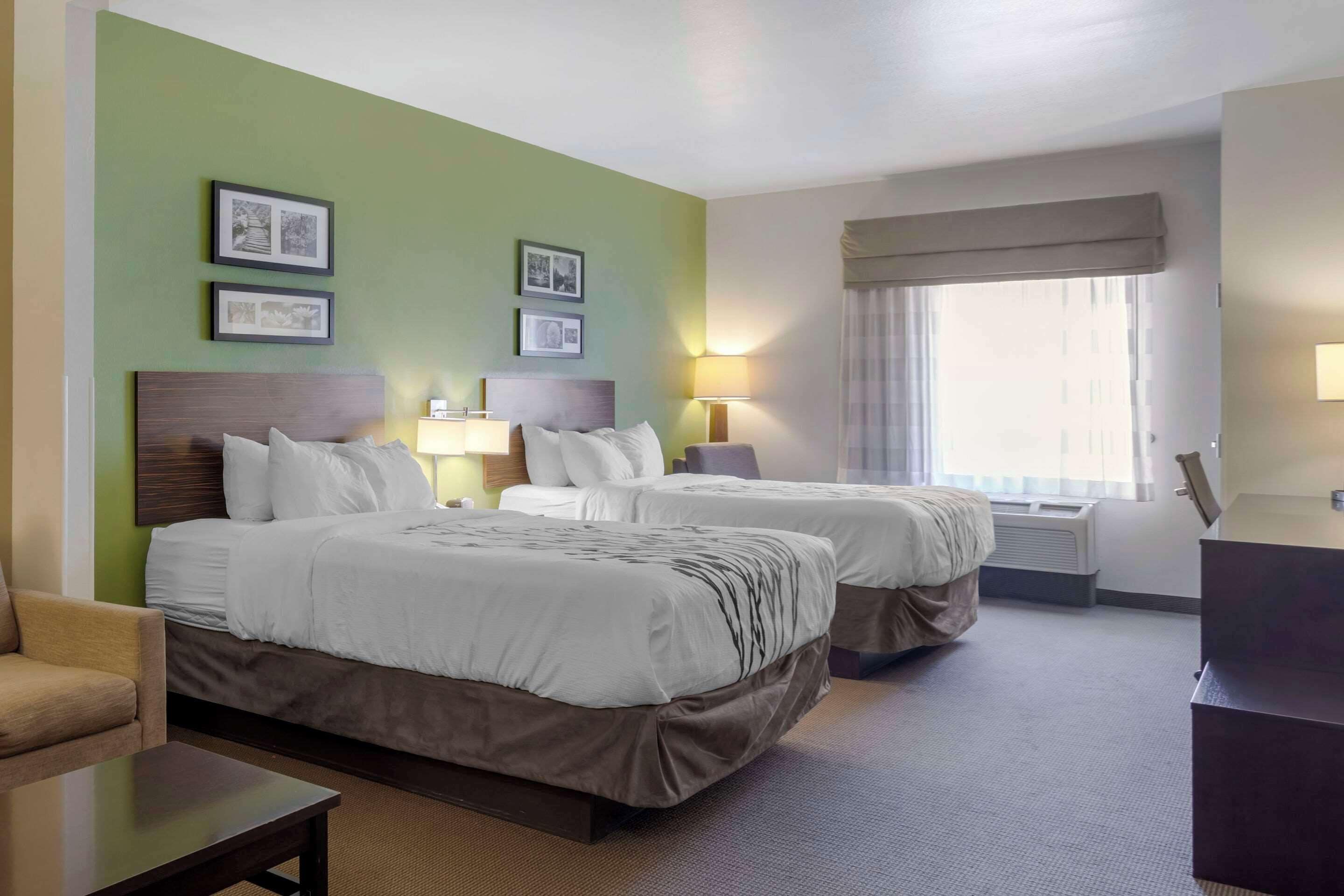 suite, 2 queen beds, non smoking | pillow-top beds, desk, blackout curtains, iron/ironing board