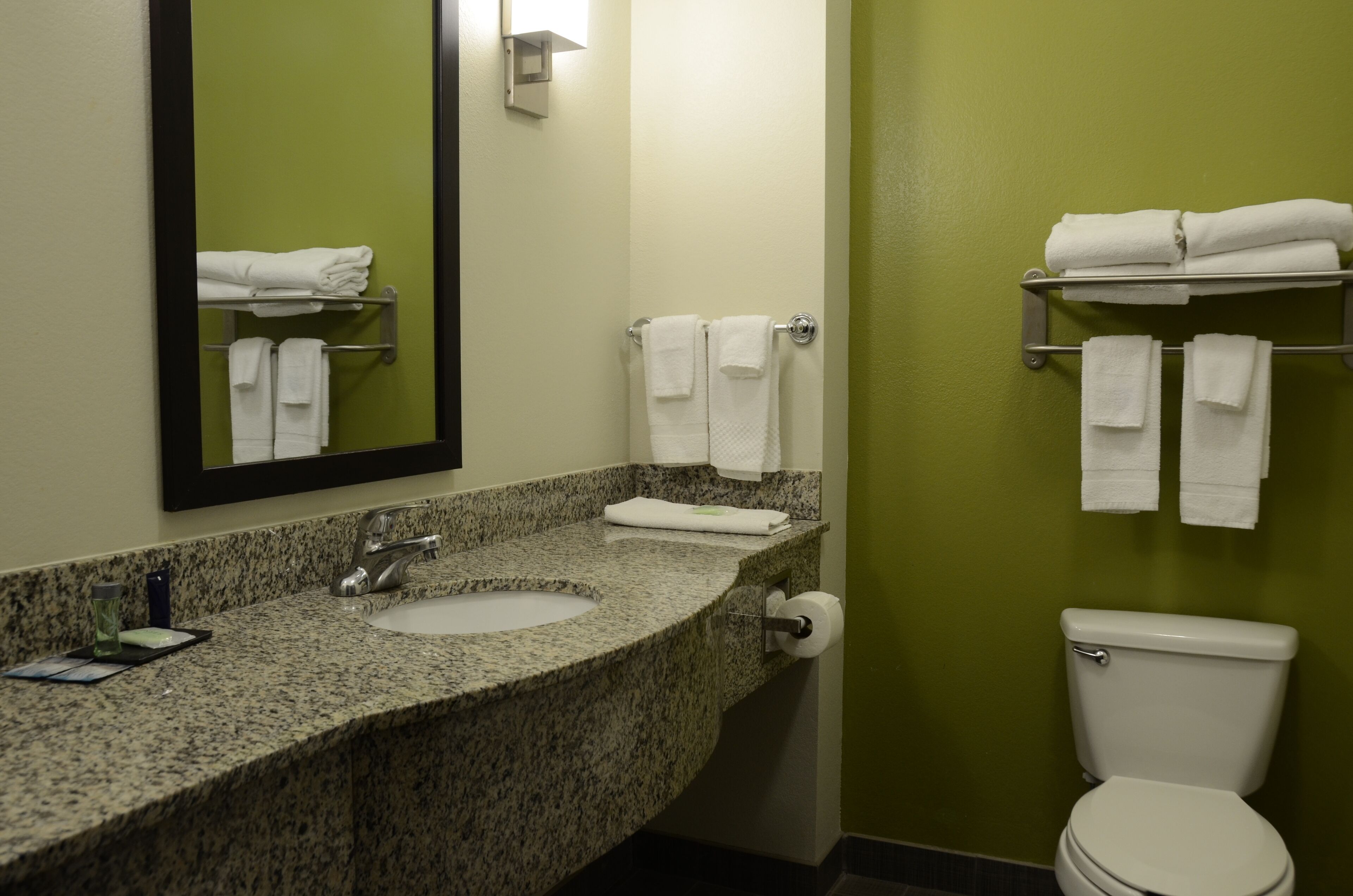 pillow-top beds, desk, blackout curtains, iron/ironing board