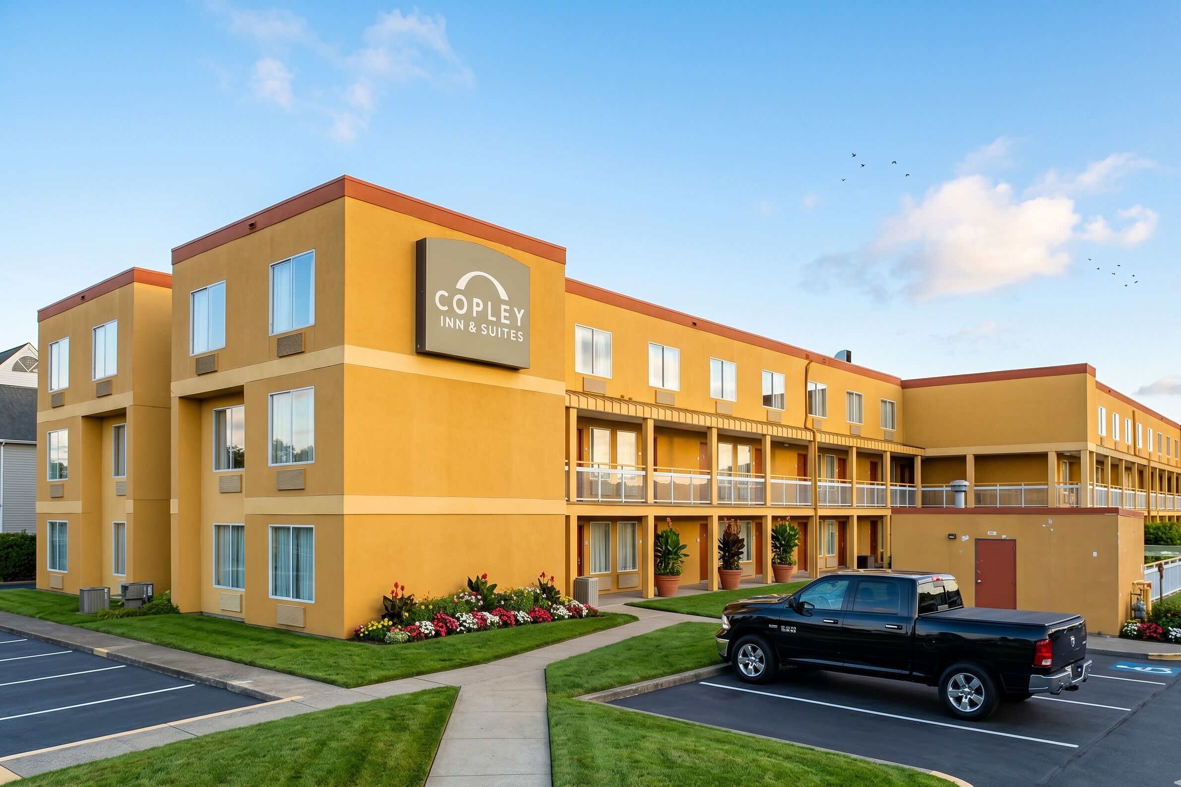 Façade de l’hébergement