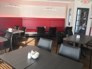 Free daily self-service breakfast 