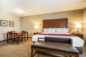 Desk, blackout curtains, iron/ironing board, free WiFi