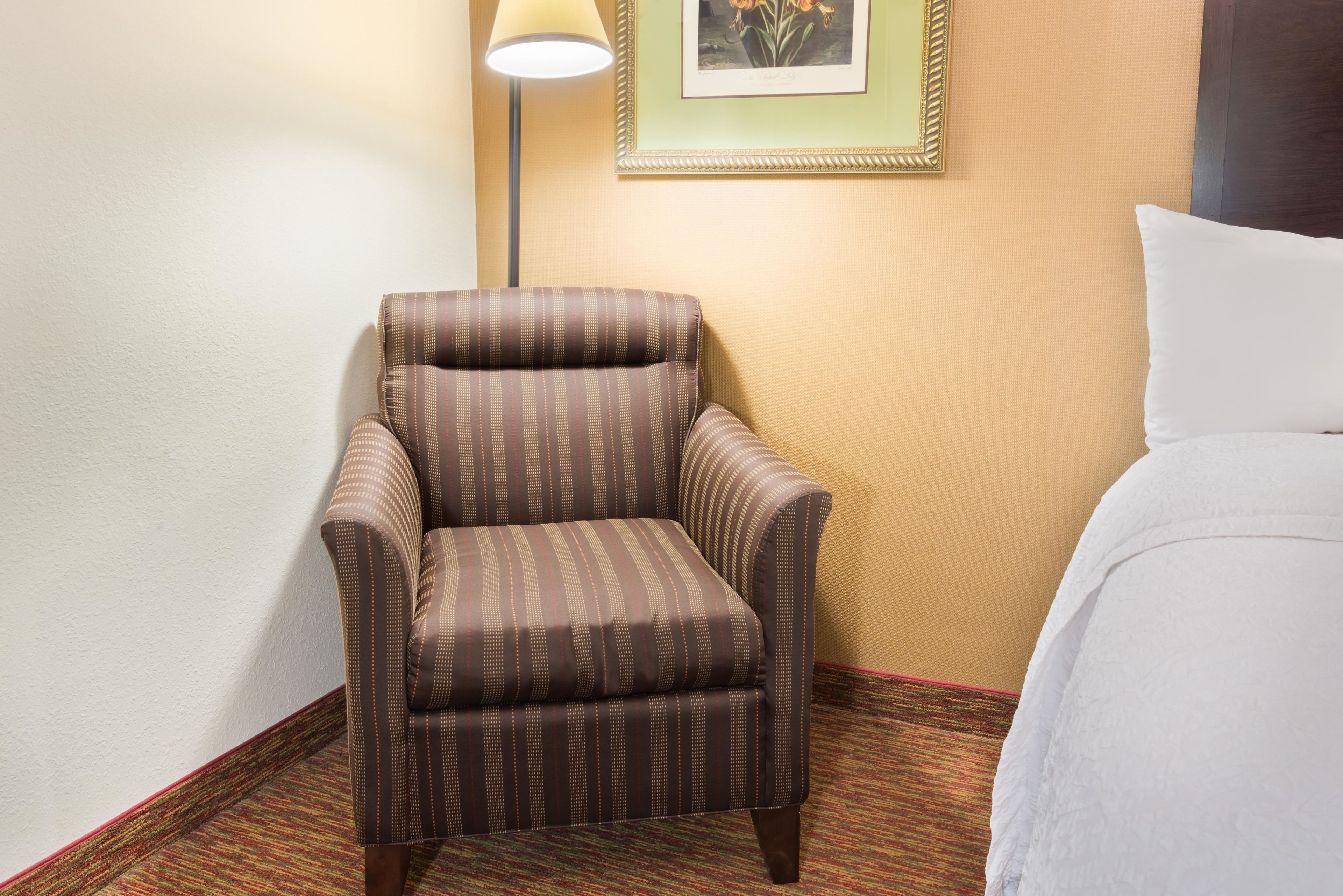 premium bedding, desk, iron/ironing board, free cots/infant beds