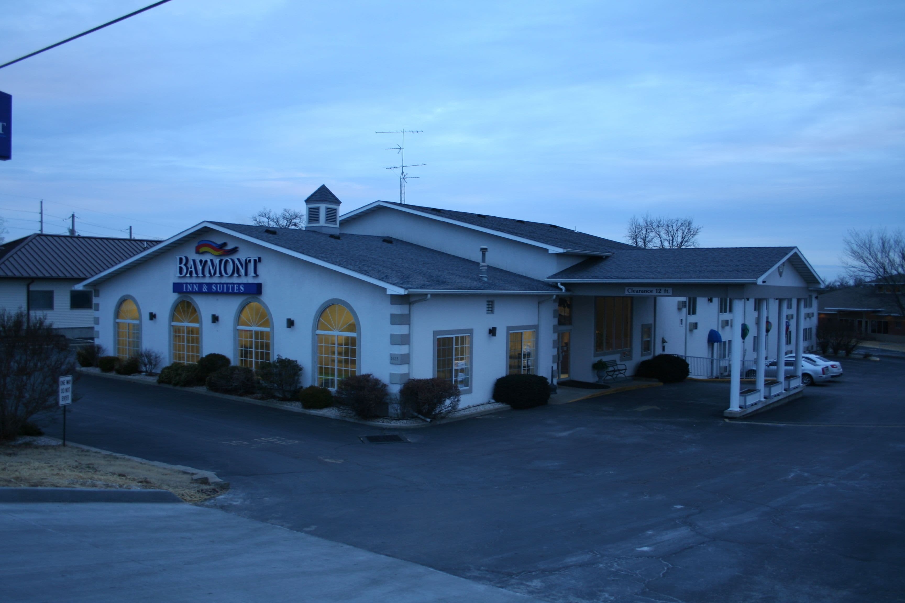 Front of property – evening/night