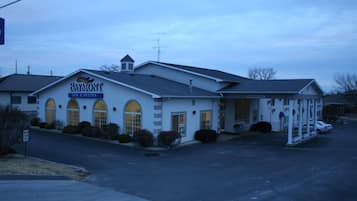 Front of property – evening/night