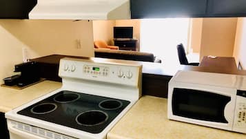 Microwave, coffee/tea maker