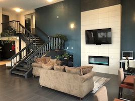 Sala de estar en el lobby