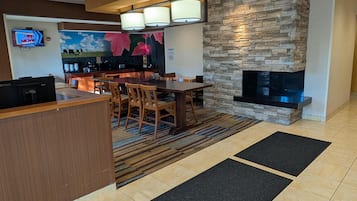 Free daily self-service breakfast