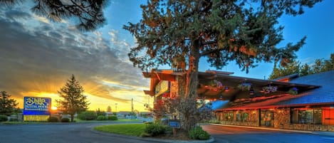 Front of property – evening/night