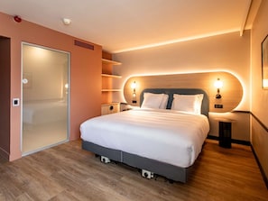 Biancheria da letto di alta qualità, una cassaforte in camera