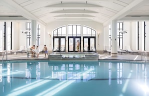 Indoor pool, open 7:00 AM to 9:00 PM, cabanas (surcharge)