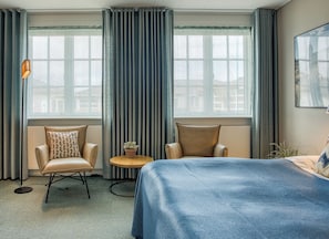 Chambre supérieure double ou avec lits jumeaux | Literie hypoallergénique, fer et planche à repasser