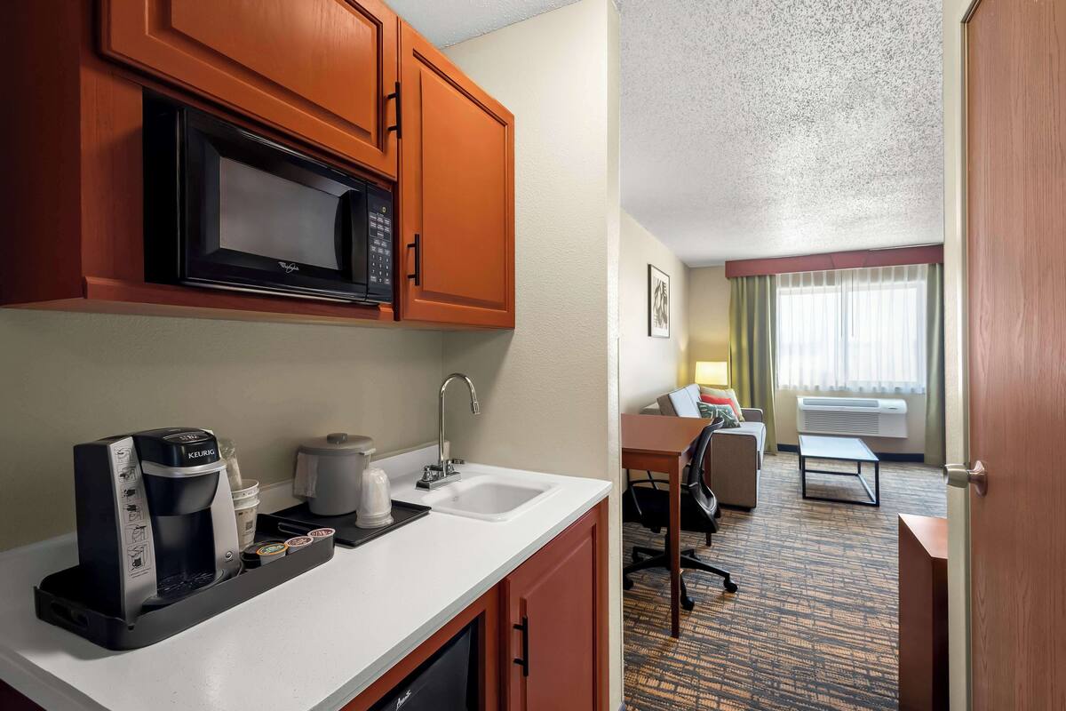 suite, 1 king bed, non smoking, microwave (with sofabed) | 1 bedroom, premium bedding, in-room safe, desk