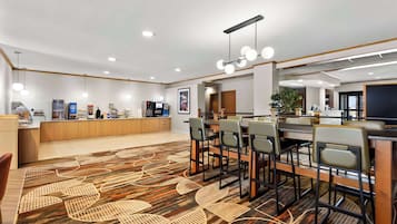 Free daily buffet breakfast