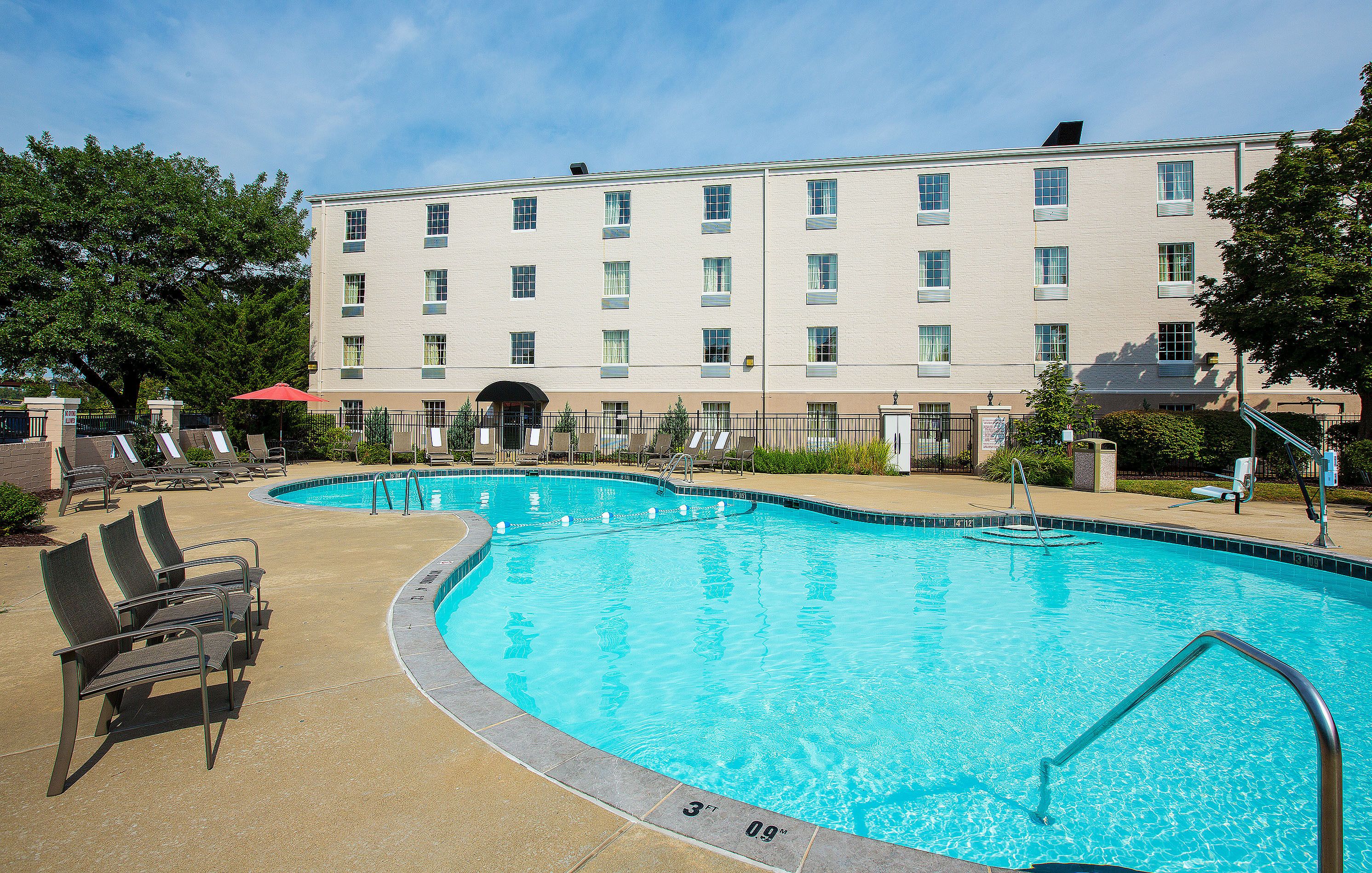 Seasonal outdoor pool