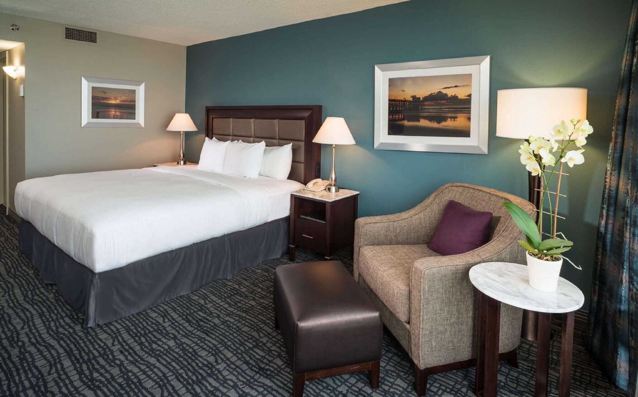 Ropa de cama de alta calidad, edredón y camas con pillow-top 