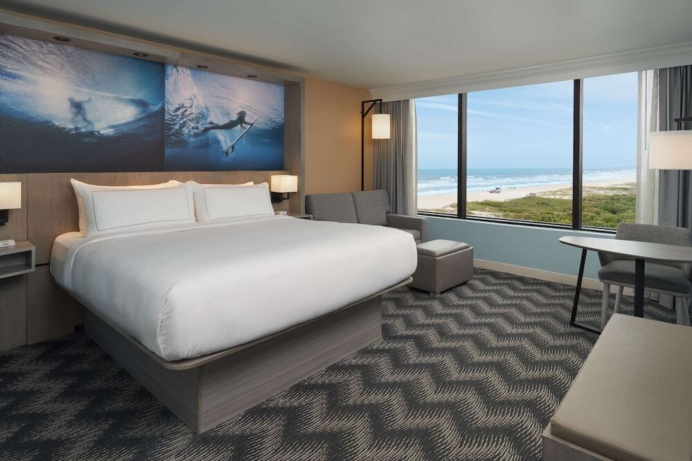 Premium bedding, down comforters, pillowtop beds, in-room safe