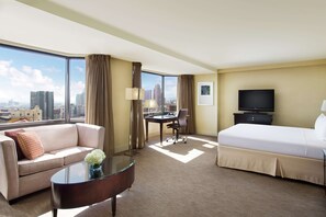 Premium bedding, down duvets, pillow-top beds, in-room safe
