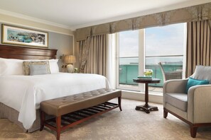 Room, 1 King Bed, Non Smoking, Balcony (No View) | Egyptian cotton sheets, premium bedding, down comforters, minibar