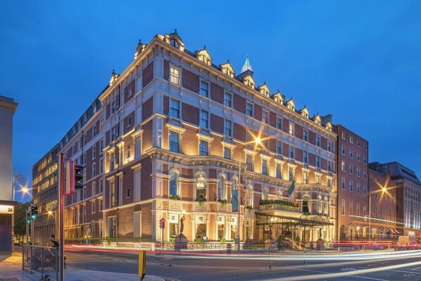 Experience the charm of a classic European hotel, blending traditional and modern elements in a historic corner location.