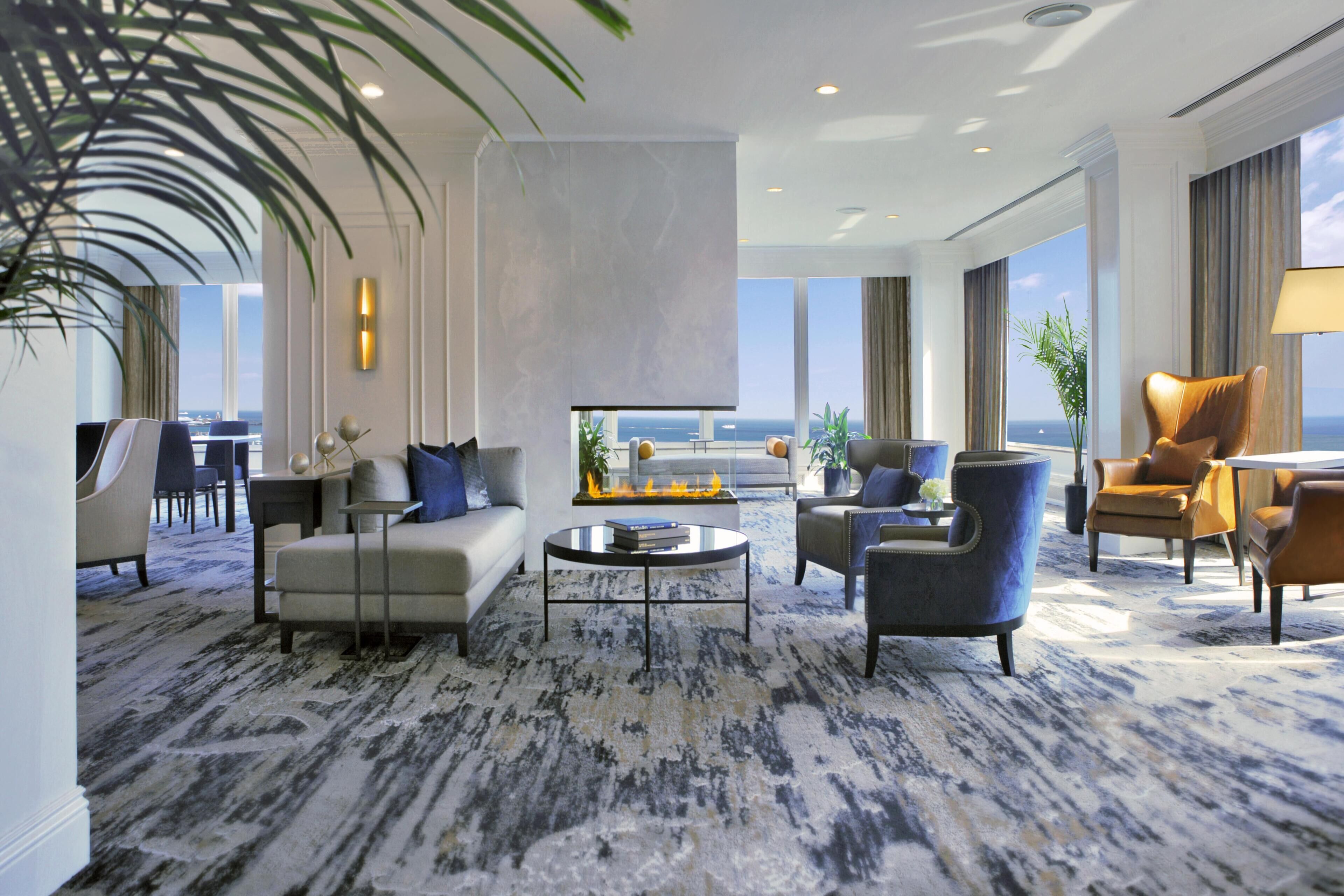 Luxury Suite, 2 Bedrooms | Living area | 37-inch TV with cable channels, pay movies