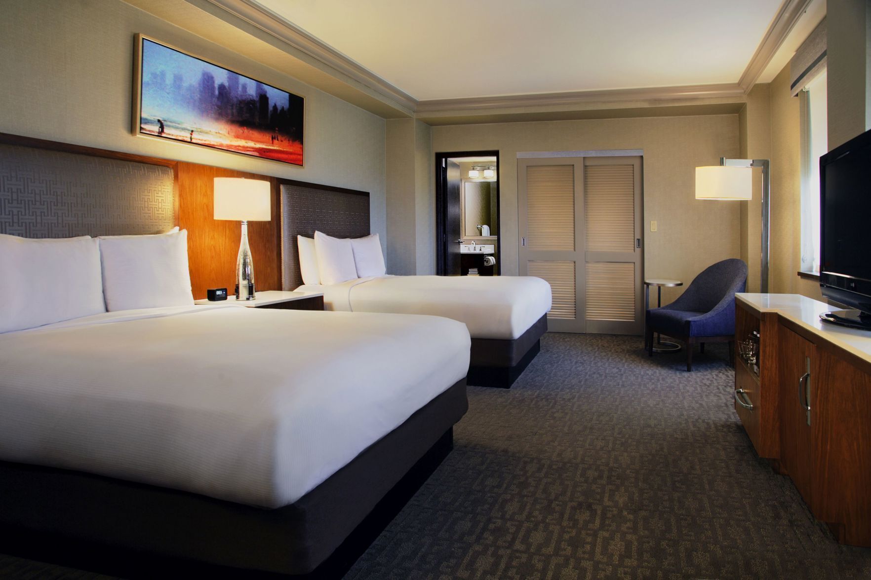Premium bedding, pillowtop beds, in-room safe, individually decorated