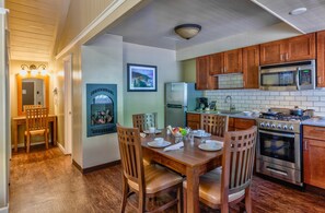 Two Room Queen Kitchen Cottage | Private kitchen | Coffee/tea maker