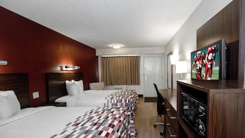 Deluxe Room, 2 Double Beds (Smoke Free) | In-room safe, desk, blackout drapes, WiFi (free)