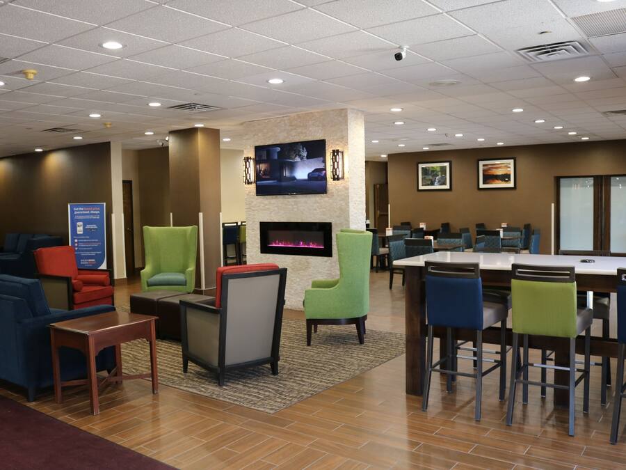 Sitteområde i lobbyen