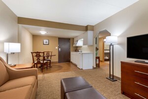 Iron/ironing board, free cribs/infant beds, rollaway beds, free WiFi
