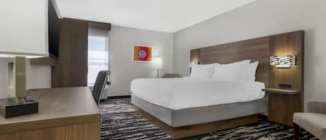 Quarto standard, 1 cama King, para não fumantes | Roupas de cama premium, escrivaninha, cortinas blackout