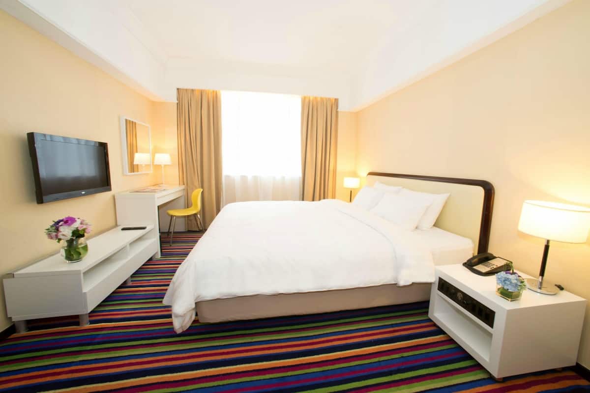 In-room safe, desk, blackout drapes, iron/ironing board