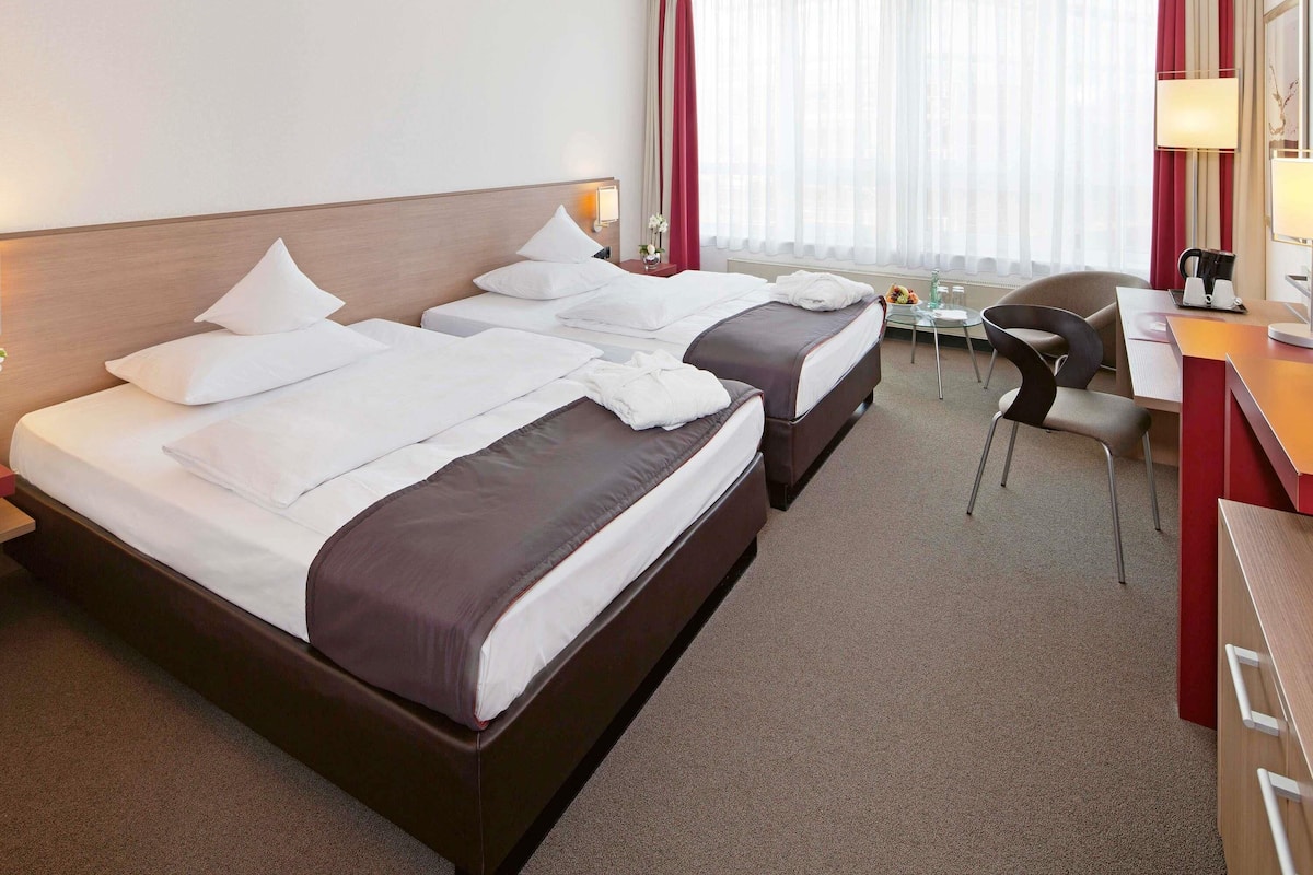 Chambre Premium, 2 lits doubles | 1 chambre, literie de qualité supérieure, minibar