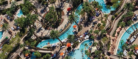 Outdoor pool, open 9:00 AM to 5:00 PM, pool cabanas (surcharge)