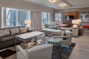 Quarto, no andar executivo (Parlor) | 1 quarto, roupas de cama premium, cofres nos quartos, escrivaninha