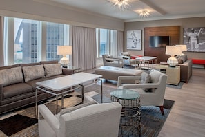 Quarto, no andar executivo (Parlor) | 1 quarto, roupas de cama premium, cofres nos quartos, escrivaninha