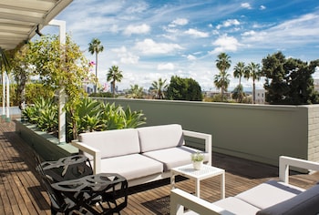 Penthouse | Frette Italian sheets, premium bedding, down comforters, pillowtop beds at Avalon Hotel Beverly Hills, a Member of Design Hotels