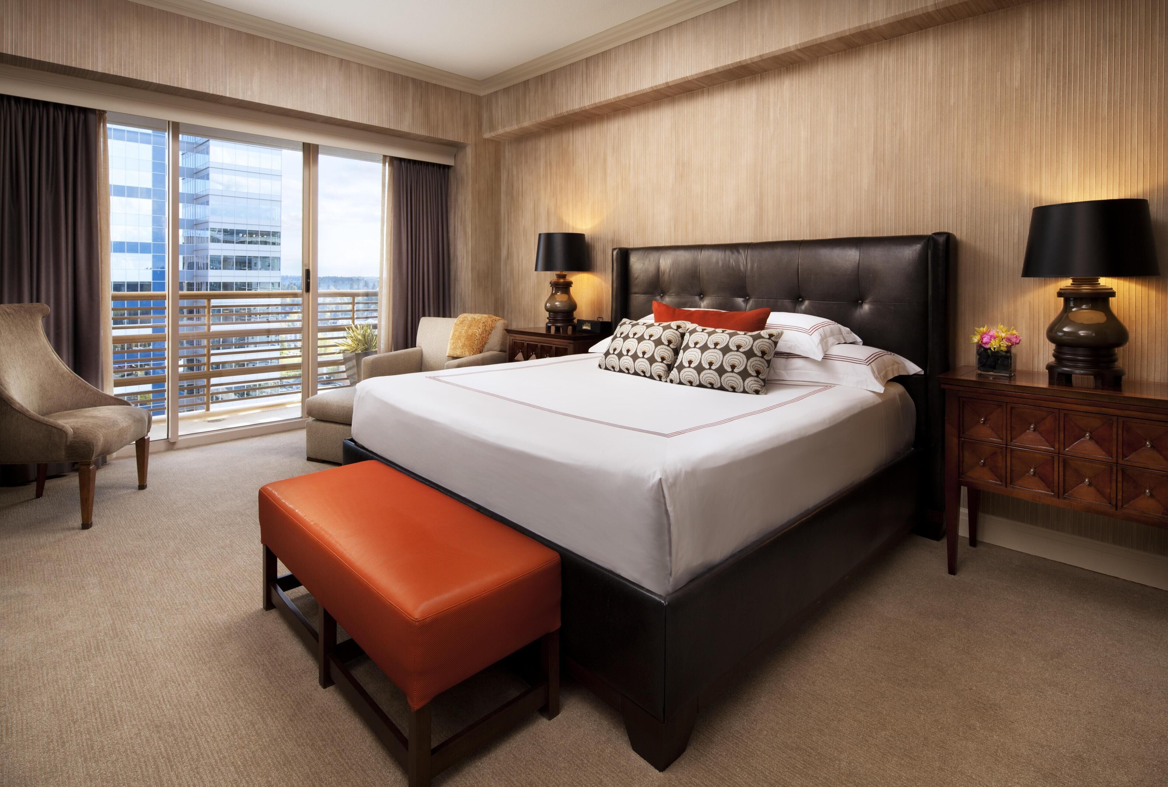 Premium bedding, pillowtop beds, in-room safe, desk