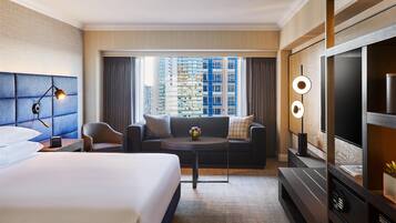 Quarto, 1 cama King (View) | Roupas de cama premium, camas com colchões pillow-top