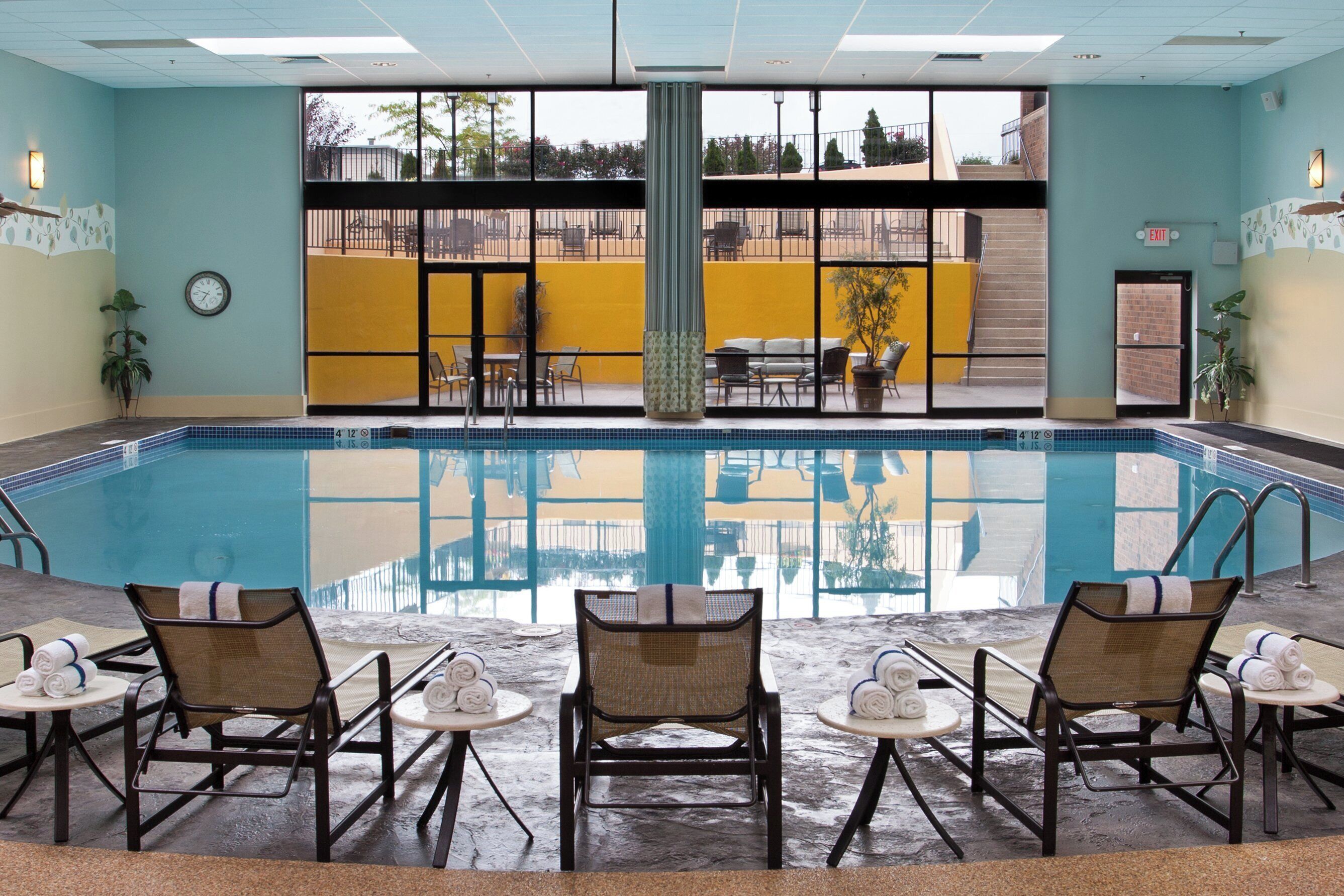Una piscina techada