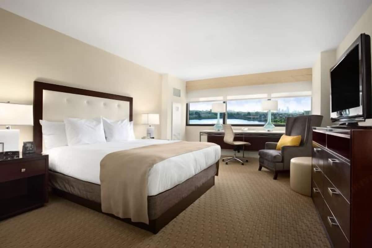 Minibar, caja de seguridad en la habitación y escritorio