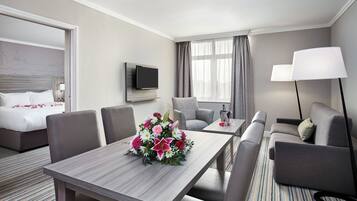 Minibar, desk, iron/ironing board, free WiFi
