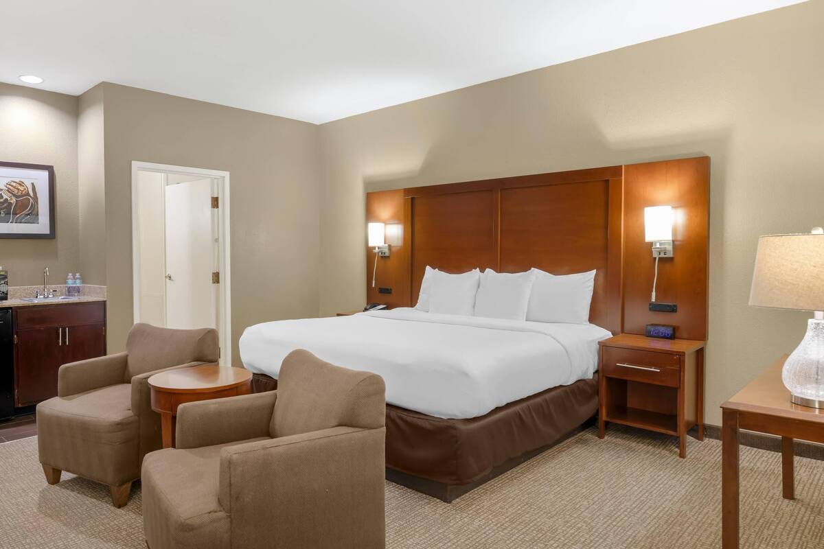 Business Room, 1 King Bed, Non Smoking, Ground Floor (Upgrade) | Premium bedding, pillow-top beds, desk, laptop workspace