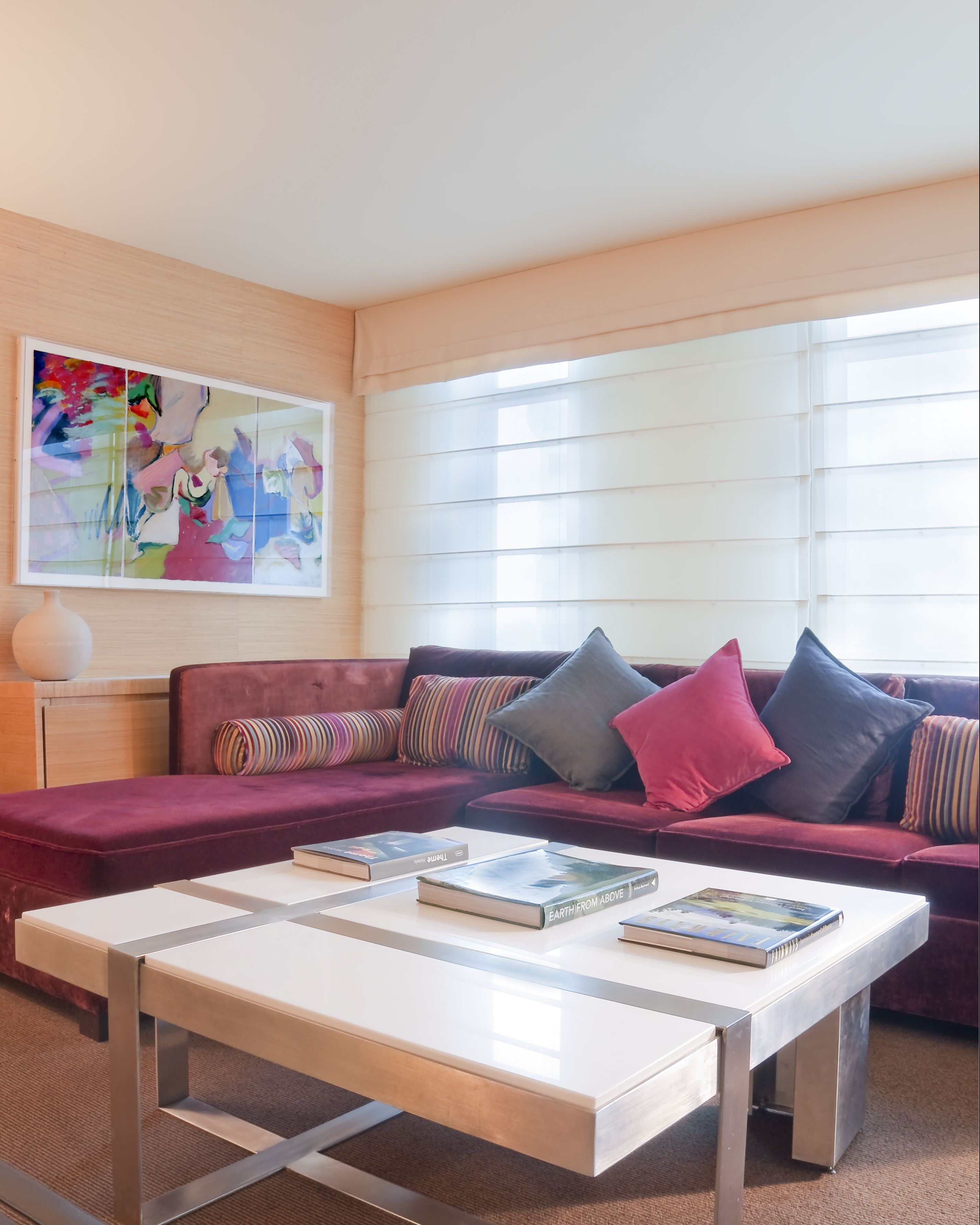 luxury king suite | living area | 48-inch lcd tv with digital channels, tv, ipod dock