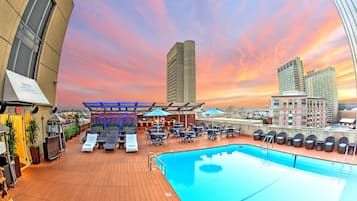 Seasonal outdoor pool, cabanas (surcharge), pool umbrellas