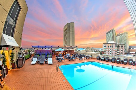 Rooftop pool