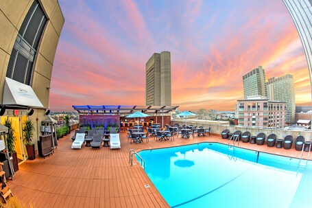 Rooftop pool