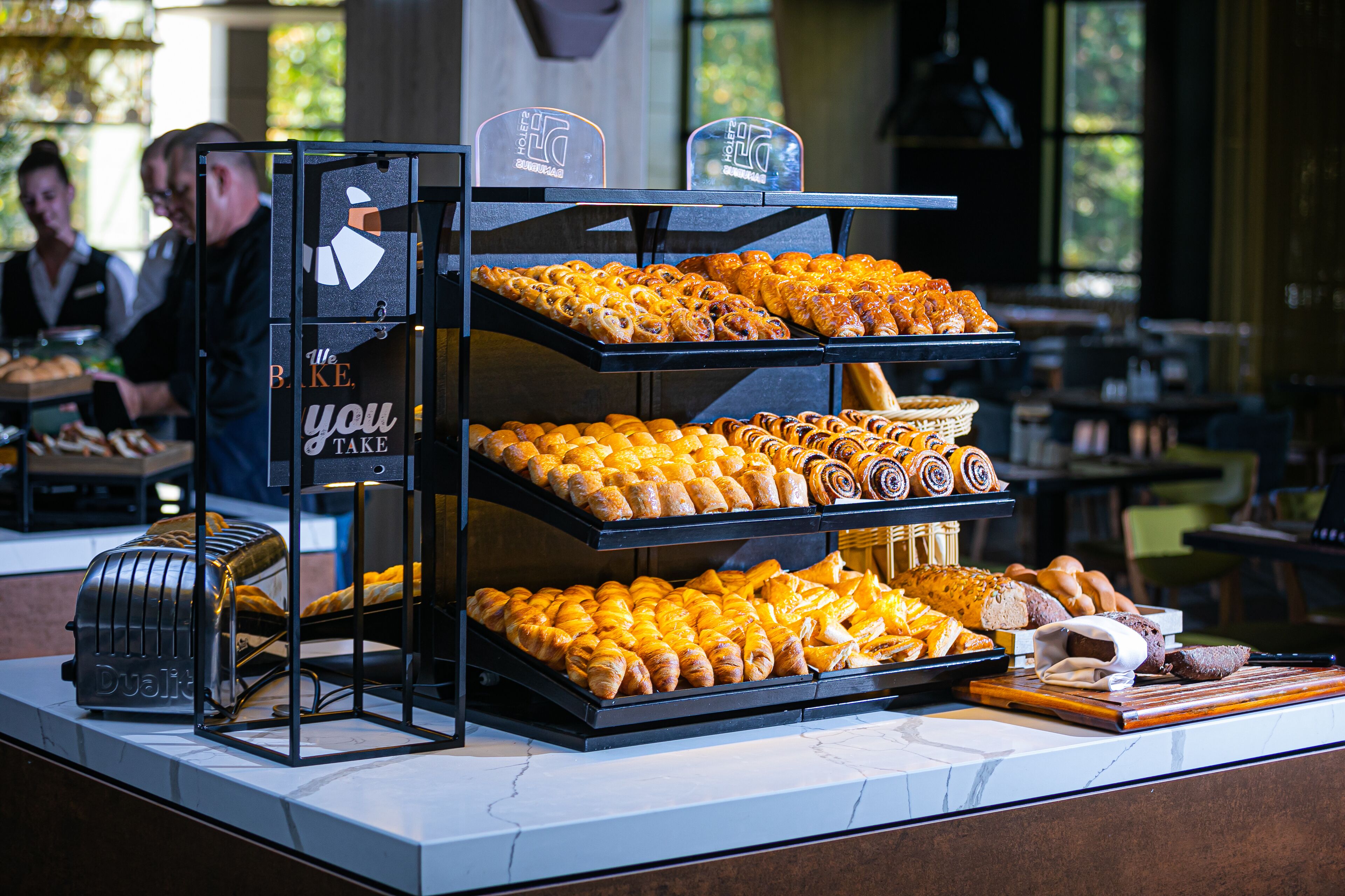 daily buffet breakfast (eur 15 per person)