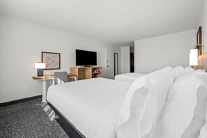 Room, 2 Queen Beds, Accessible (Roll-In Shower) | Desk, laptop workspace, iron/ironing board, free rollaway beds - Spark by Hilton Cleveland Beachwood (Beachwood)