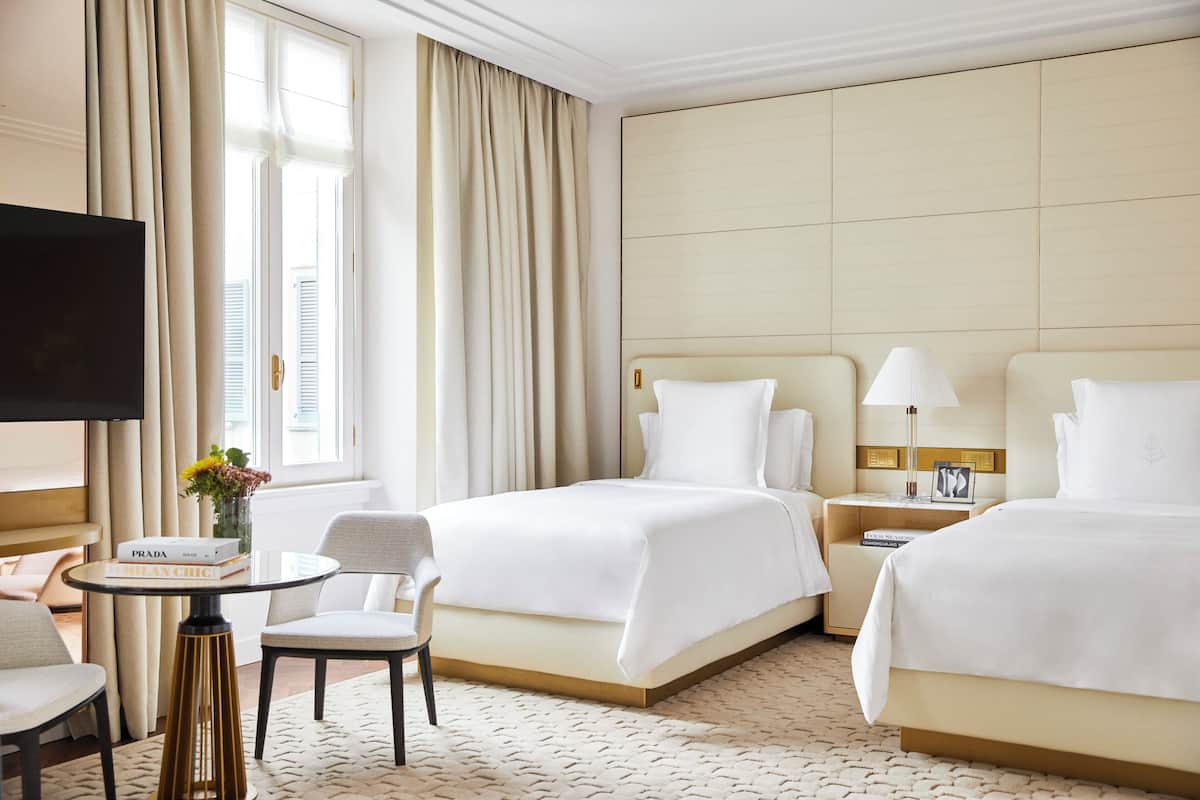 Suite Studio, 2 lits une place, vue jardin